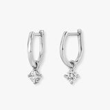 "Nysa" 0.50 CT Hoop Diamond Earrings