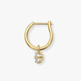 "Nysa" 0.50 CT Hoop Diamond Earrings