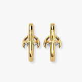"Nysa" 0.50 CT Hoop Diamond Earrings