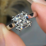 "Nyxen" 1.21 Carat Round Cut Solitaire Lab Grown Diamond Engagement Ring HLR558 HEERA DIAMONDS