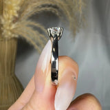 "Nyxen" 1.21 Carat Round Cut Solitaire Lab Grown Diamond Engagement Ring HLR558 HEERA DIAMONDS