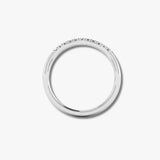 "Olivia" Micro Set Subtle Wave Shaped 0.20ct Diamond Eternity Ring ET52