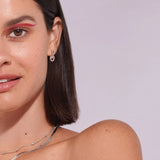 Orbit Drop Earrings Hot Diamonds