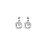 Orbit Drop Earrings Hot Diamonds