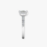 "Orion" 2.00 Carat Radiant Cut Lab Grown Diamond Shoulder Engagement Ring HM746