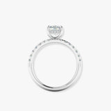 "Orion" 2.00 Carat Radiant Cut Lab Grown Diamond Shoulder Engagement Ring HM746