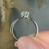 "Orlaya" 0.5 Carat Round Cut Solitaire Natural Diamond Engagement Ring HR1944
