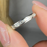"Orlayae" 0.33 Carat Natural Diamond Half Eternity Ring MDR4487