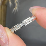 "Orvelle" 1.54 Carat Round Cut Natural Diamond Half Eternity Rings MDR2925 HEERA DIAMONDS