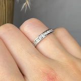 "Orvelle" 1.54 Carat Round Cut Natural Diamond Half Eternity Rings MDR2925 HEERA DIAMONDS