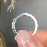 "Orvelle" 1.54 Carat Round Cut Natural Diamond Half Eternity Rings MDR2925 HEERA DIAMONDS