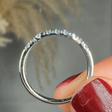 "Orzen" Tanzanite 0.38 Carat Diamond Half Eternity Ring ET54 HEERA DIAMONDS