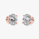 "Osha" Solitaire Diamond Earrings