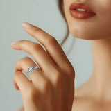 "Payton" Round Cut 3 Carat Twisted Diamond Shoulder Rose Gold Engagement Ring DSRB27 HEERA DIAMONDS