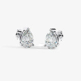 Pear Shape Diamond Stud Earrings - EPS3B HEERA GOLD