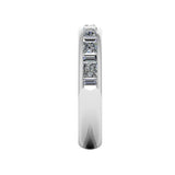 Princess Baguette Diamond Channel Set Eternity Band Wedding Ring - HEERA DIAMONDS