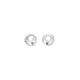 Quest Circle Stud Earrings Hot Diamonds