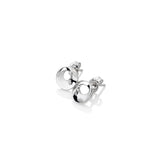 Quest Circle Stud Earrings - Plain Hot Diamonds