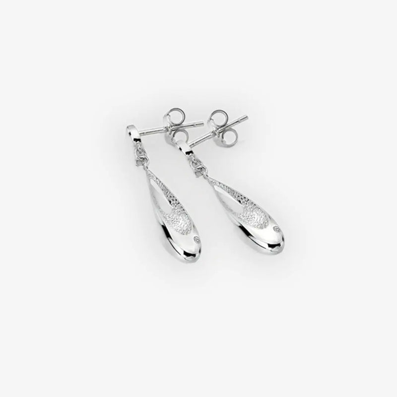 Quest Teardrop Earrings Hot Diamonds