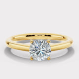 "Quinn" 1 Carat Solitaire Round Brilliant Cut Diamond Engagement Ring SSRB29