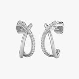 ROUND CUT 0.11 CARAT DIAMOND FANCY EARRING