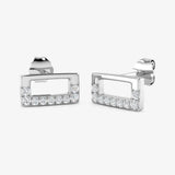 ROUND CUT 0.12 CARAT DIAMOND FANCY EARRINGS