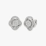 ROUND CUT 0.62 CARAT DIAMOND FANCY EARRINGS