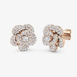 ROUND CUT 0.75 CARAT DIAMOND FANCY EARRINGS