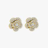 ROUND CUT 0.75 CARAT DIAMOND FANCY EARRINGS