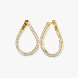 ROUND CUT 1.56 CARAT DIAMOND FANCY EARRING