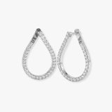 ROUND CUT 1.56 CARAT DIAMOND FANCY EARRING