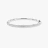 ROUND CUT 4.5 CARAT DIAMOND FANCY DESIGN BANGLE