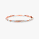 ROUND CUT 4.5 CARAT DIAMOND FANCY DESIGN BANGLE