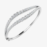 ROUND CUT 4.76 CARAT DIAMOND FANCY BANGLE LM JEWELLERY