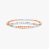 ROUND CUT 4.76 CARAT DIAMOND FANCY BANGLE