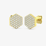 ROUND CUT DIAMOND 0.32 CARAT FANCY EARRINGS LM JEWELLERY