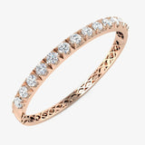 ROUND CUT DIAMOND 3.96 CARAT ETERNITY BANGLE LM JEWELLERY