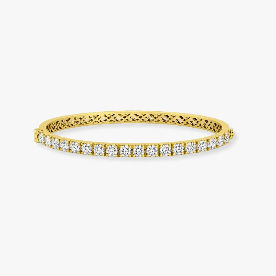 ROUND CUT DIAMOND 3.96 CARAT ETERNITY BANGLE