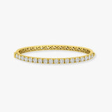 ROUND CUT DIAMOND 3.96 CARAT ETERNITY BANGLE