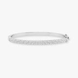 ROUND DIAMOND 1.47 CARAT PAVE BANGLE