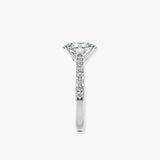 "Raya" Oval Diamond 1 Carat Scallop Set Diamond Band DSOC02