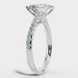 "Raya" Oval Diamond Scallop Set Diamond Band DSOC02 HEERA DIAMONDS