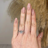 "Raya" Oval Diamond Scallop Set Diamond Band DSOC02 - HEERA DIAMONDS