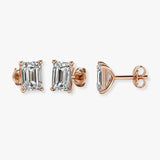 "Reev" Solitaire Diamond Earrings