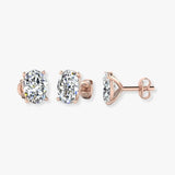 "Reva" Solitaire Diamond Earrings