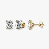 "Reva" Solitaire Diamond Earrings