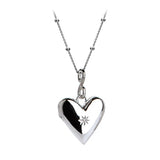 Romantic Small Heart Locket Hot Diamonds