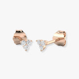 "Rosh" 0.08 CT Diamond Stud Earrings