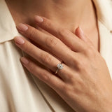 "Rossetti" 1.02 Carat Oval Cut Solitaire Lab Grown Diamond Engagement Ring HLR646