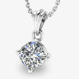 Round Brilliant Cut Solitaire Lab Grown Diamond Pendant PCC4B HEERA DIAMONDS